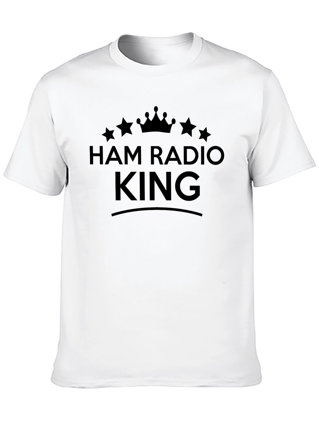 Ham Radio King Black T-Shirt