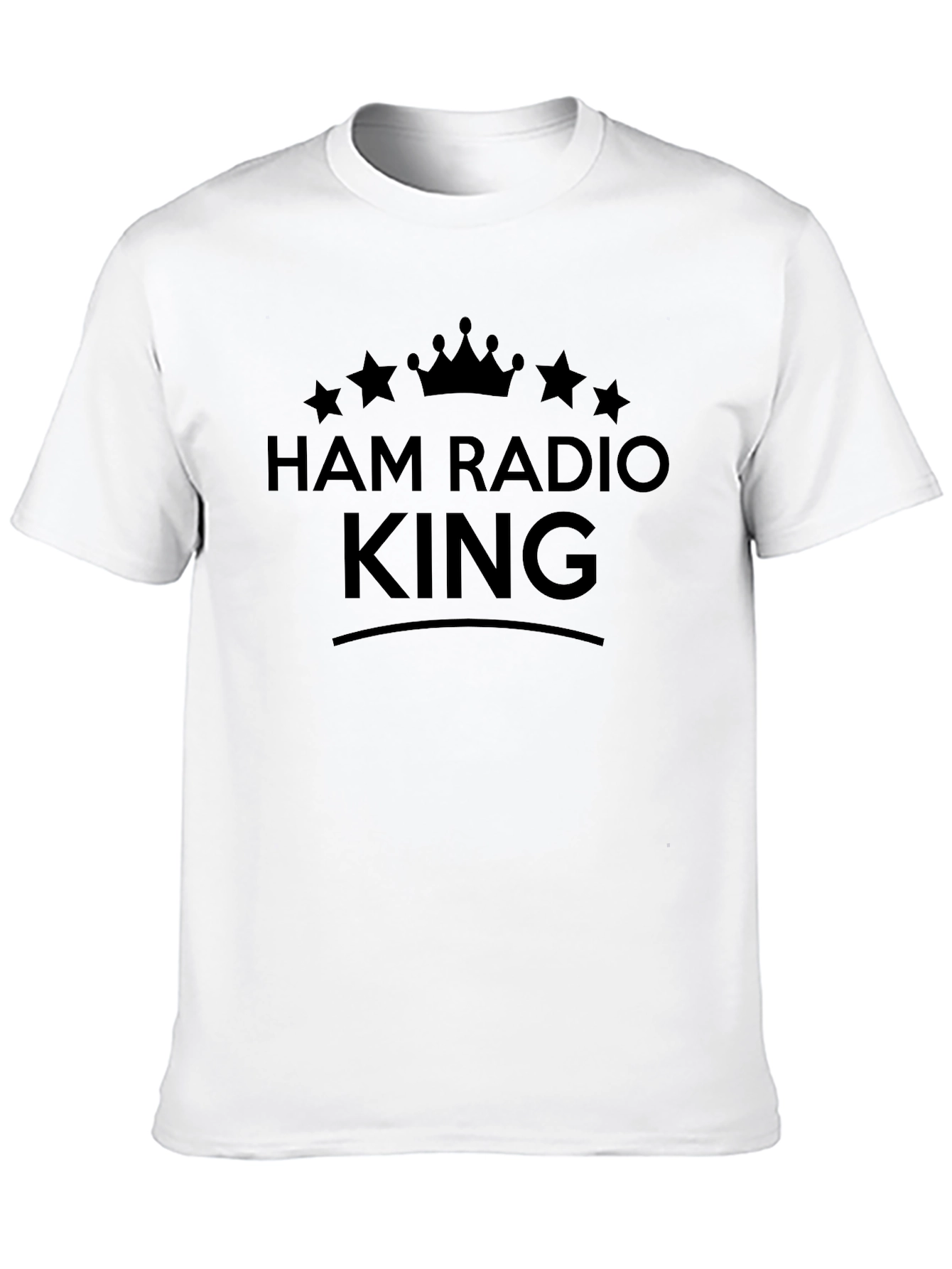 Ham Radio King Black T-Shirt