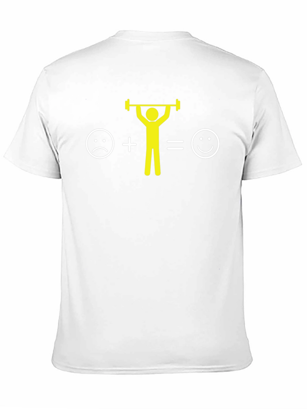 Funny Weightlifting T-Shirt: Sad to Happy Equation