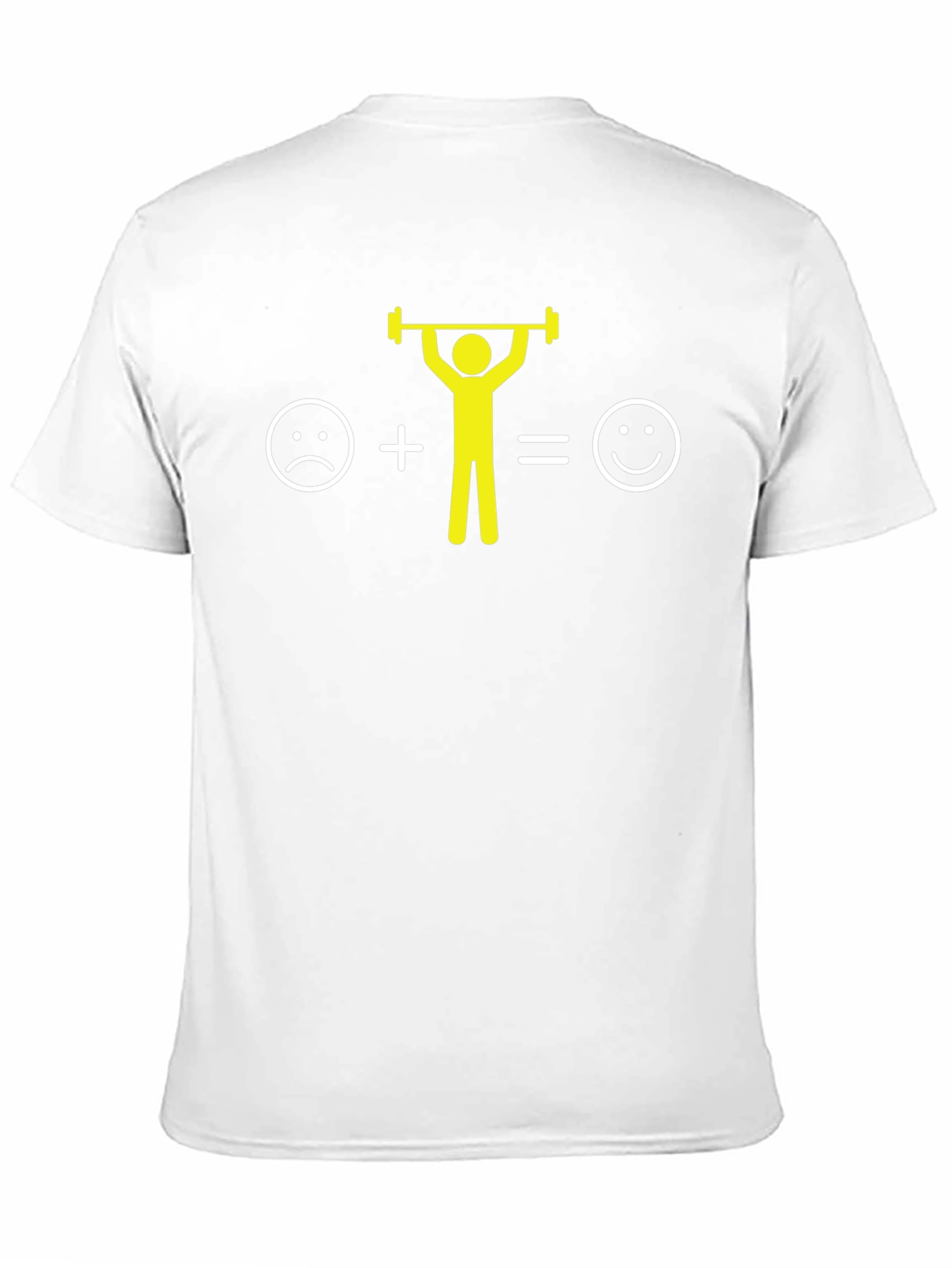 Funny Weightlifting T-Shirt: Sad to Happy Equation