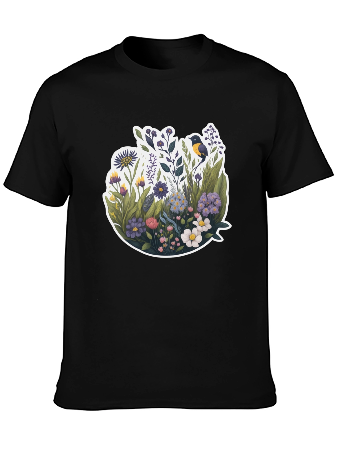 Floral Graphic T-Shirt - Nature Inspired Design