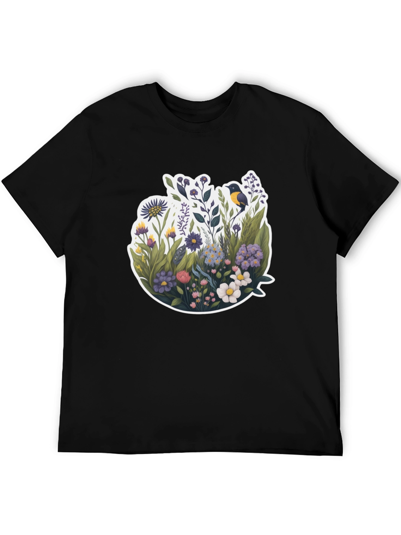 Floral Graphic T-Shirt - Nature Inspired Design