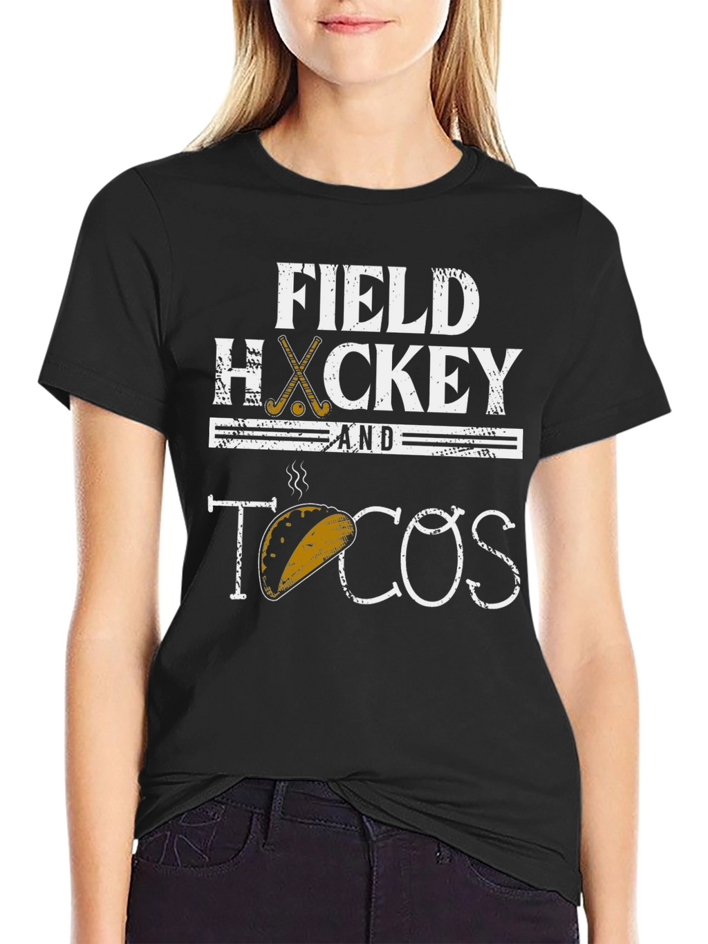 Field Hockey and Tacos Graphic Tee