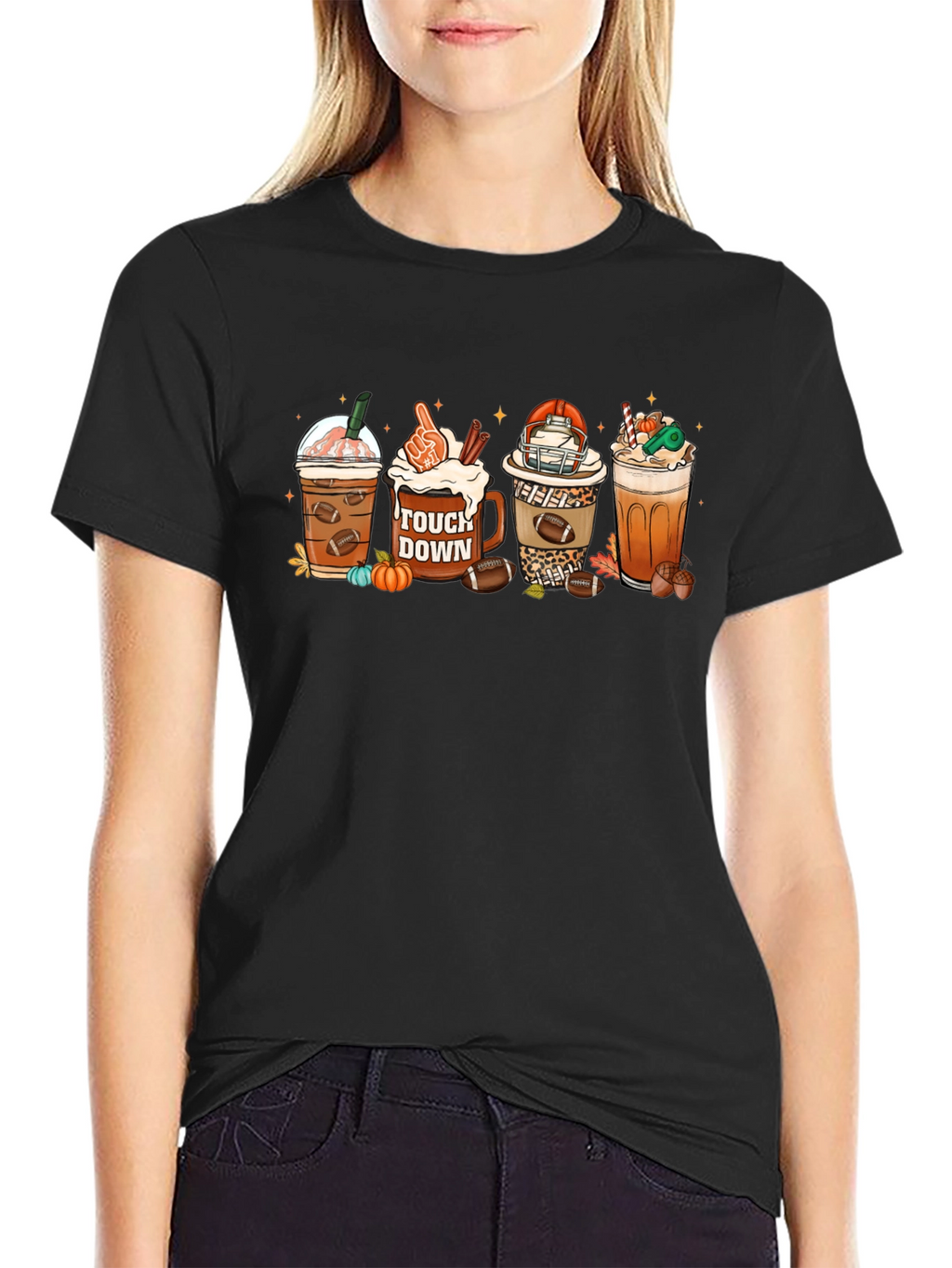 Football Fall Drinks T-Shirt