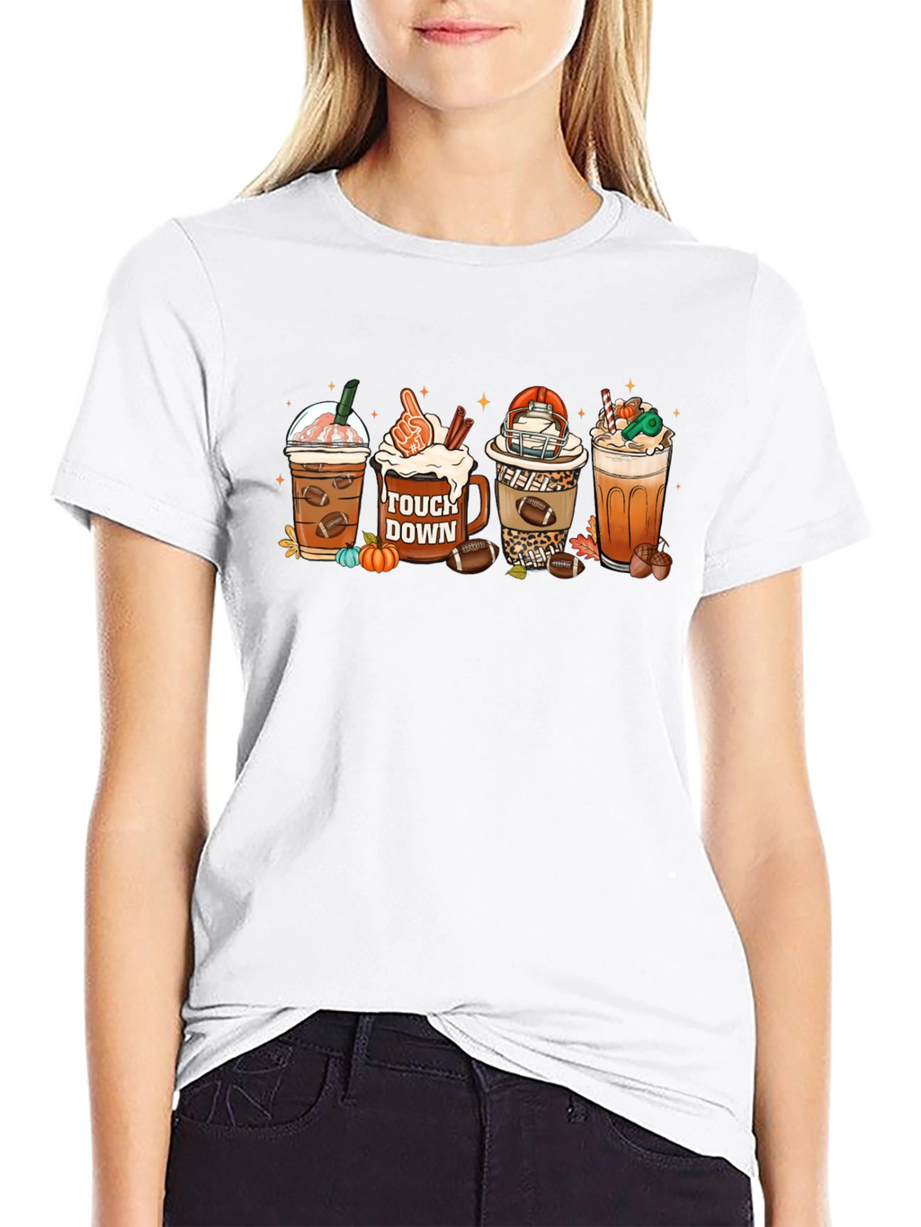 Football Fall Drinks T-Shirt