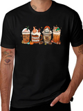 Football Fall Drinks T-Shirt