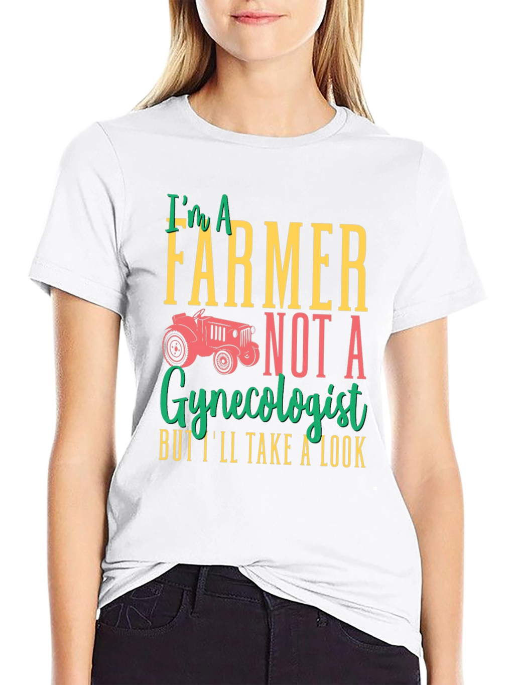 Farmer Not Gynecologist Graphic T-Shirt