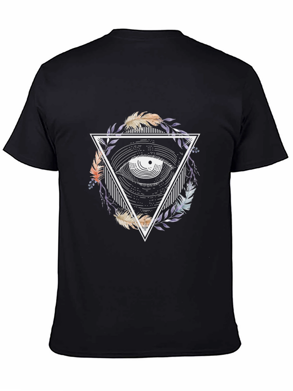 Eye in Triangle Graphic T-Shirt