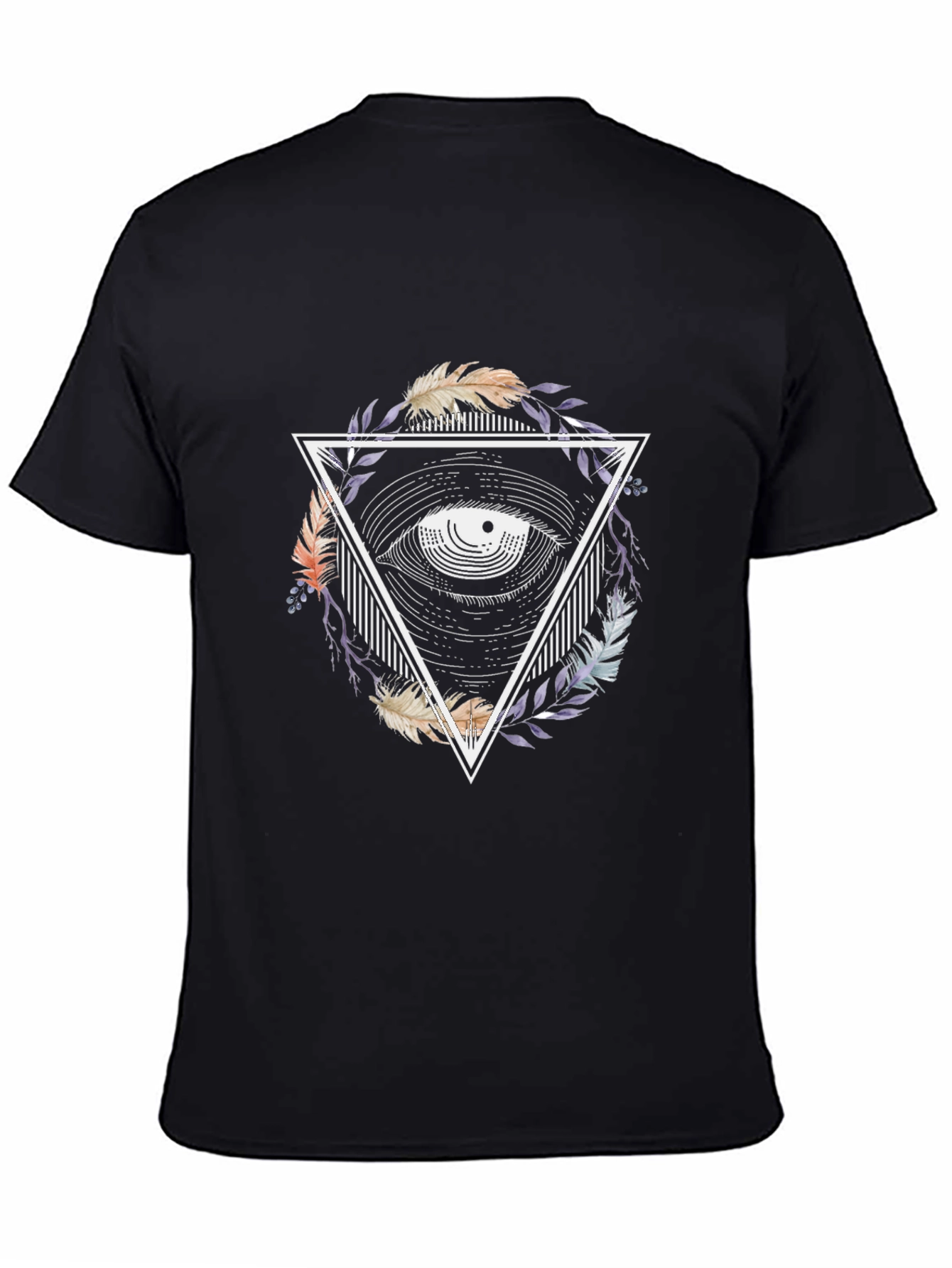 Eye in Triangle Graphic T-Shirt