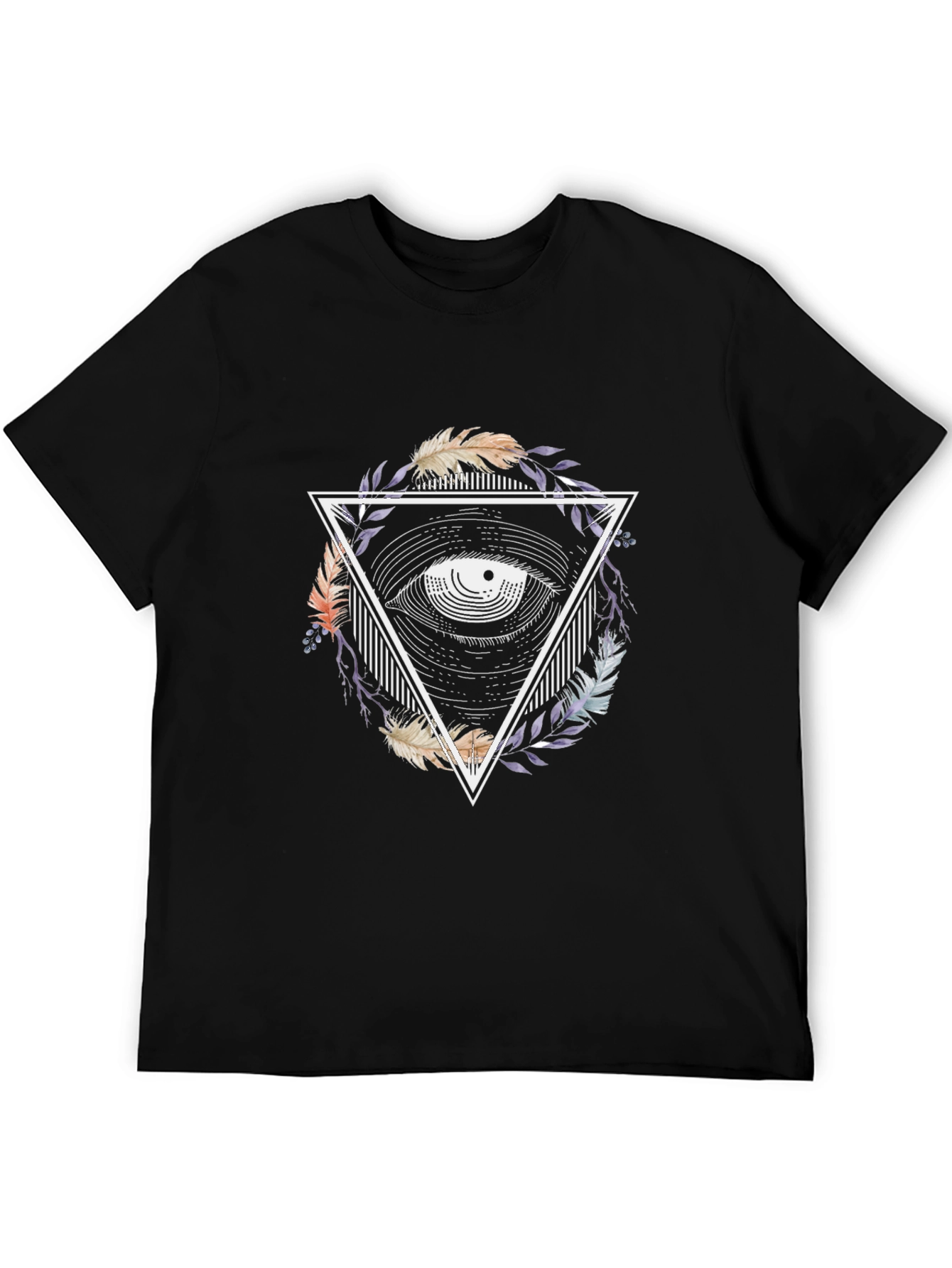 Eye in Triangle Graphic T-Shirt