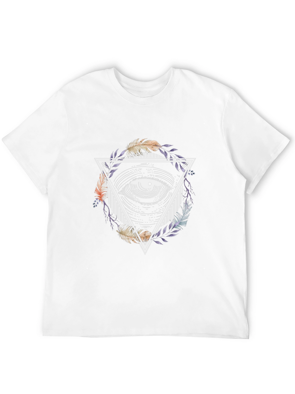 Eye in Triangle Graphic T-Shirt