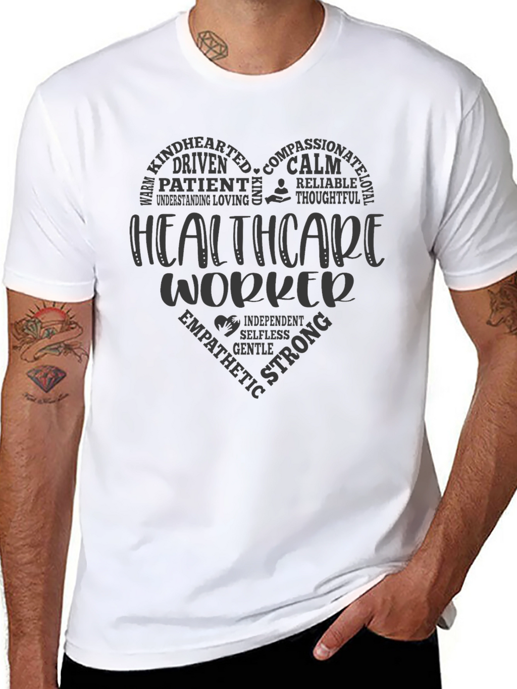 Healthcare Worker Heart T-Shirt