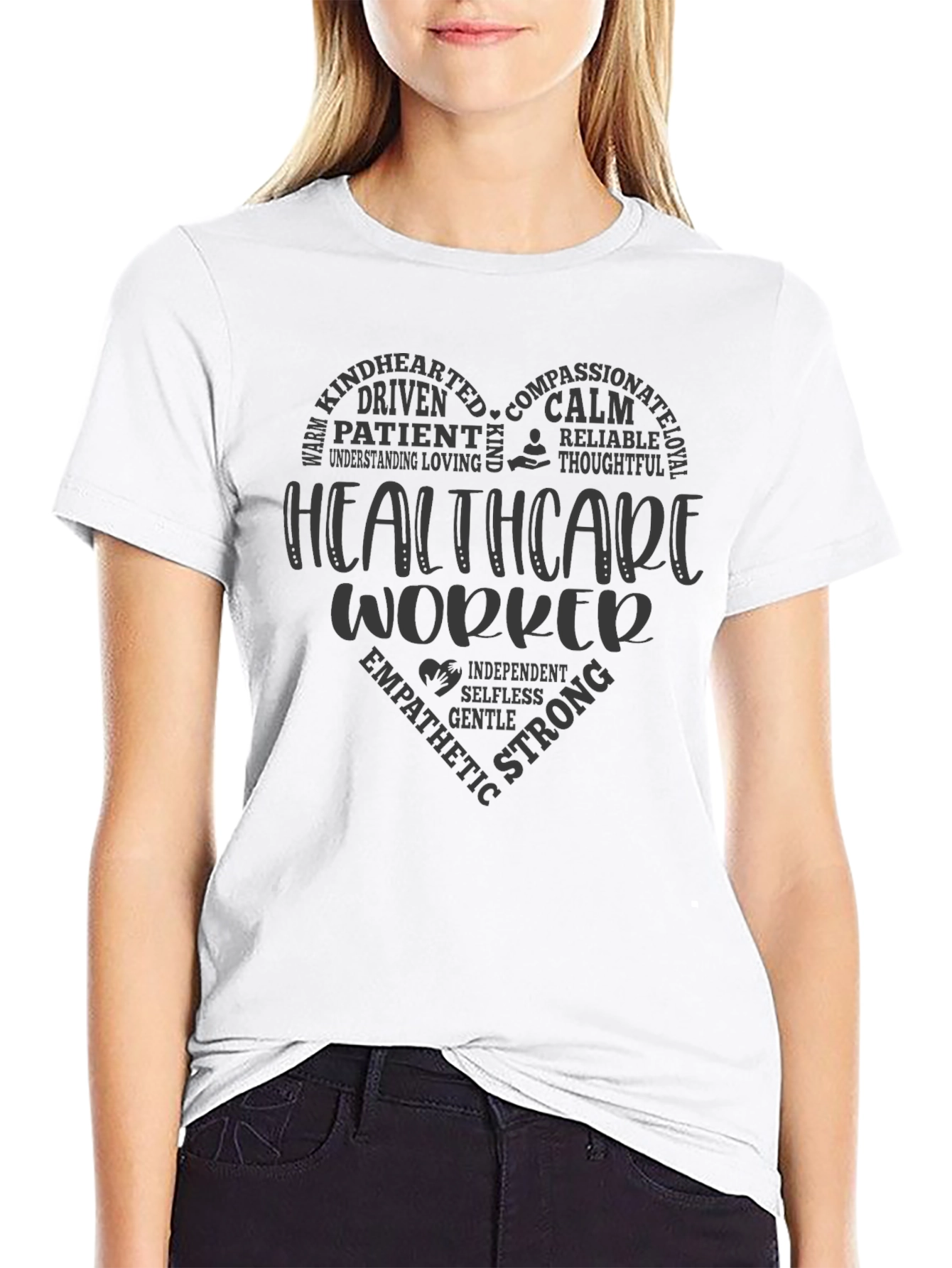 Healthcare Worker Heart T-Shirt