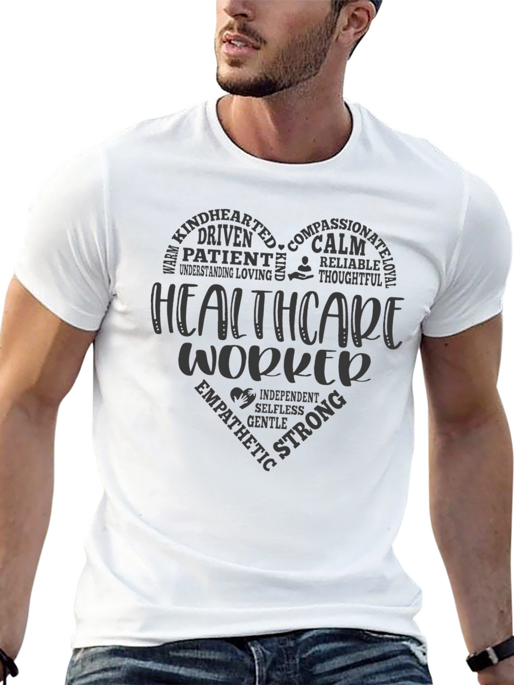 Healthcare Worker Heart T-Shirt