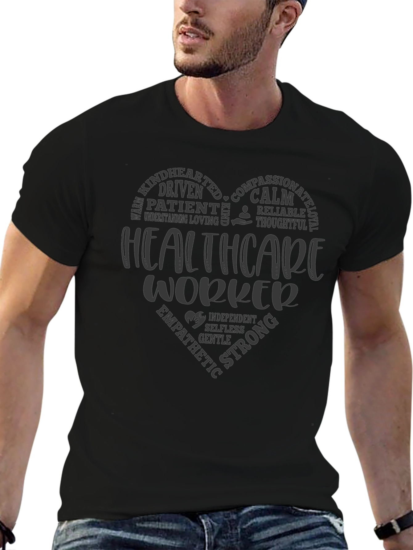 Healthcare Worker Heart T-Shirt