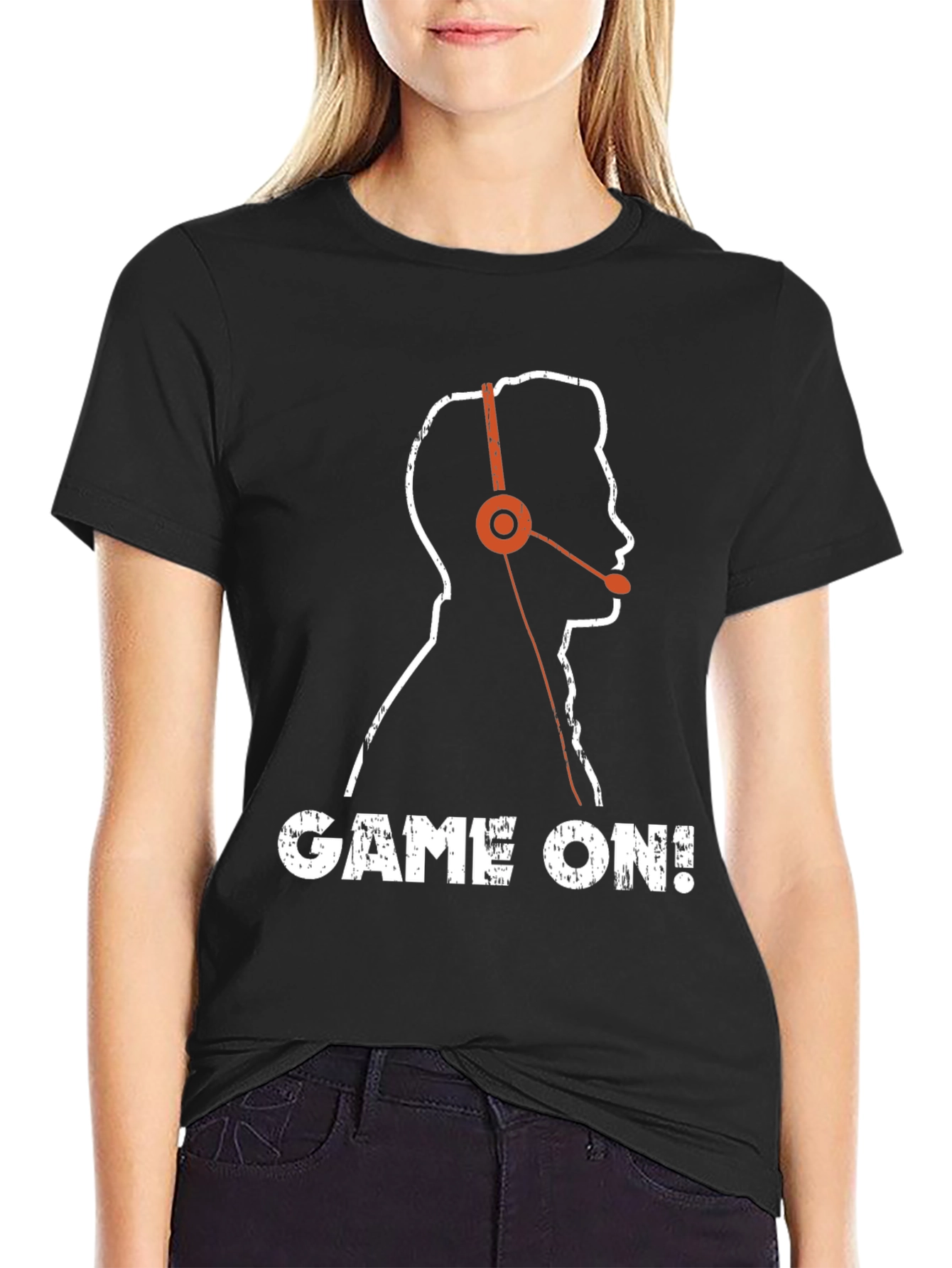 Game On! Gamer Headset Graphic T-Shirt