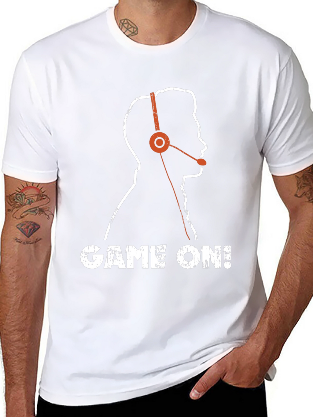 Game On! Gamer Headset Graphic T-Shirt