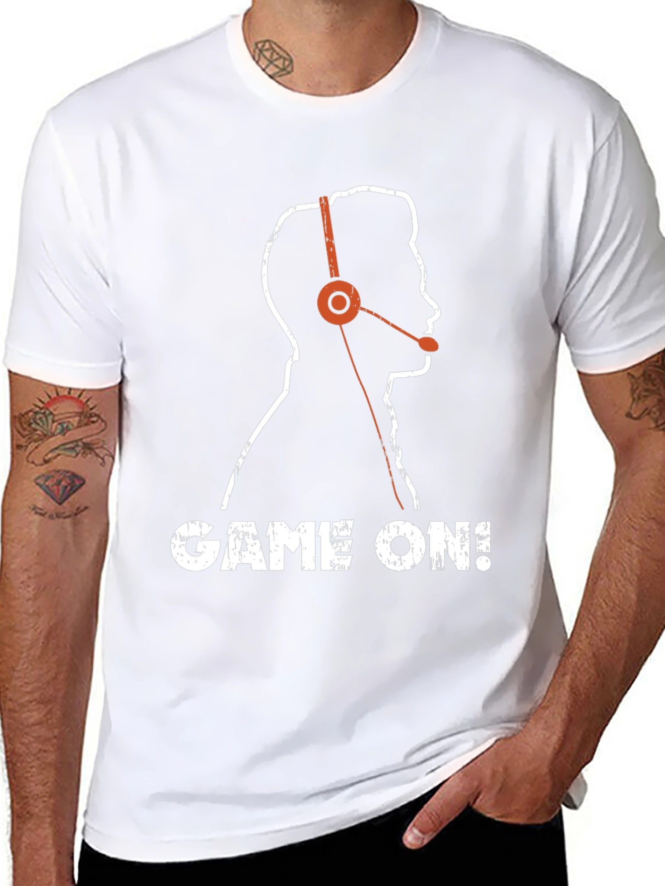 Game On! Gamer Headset Graphic T-Shirt