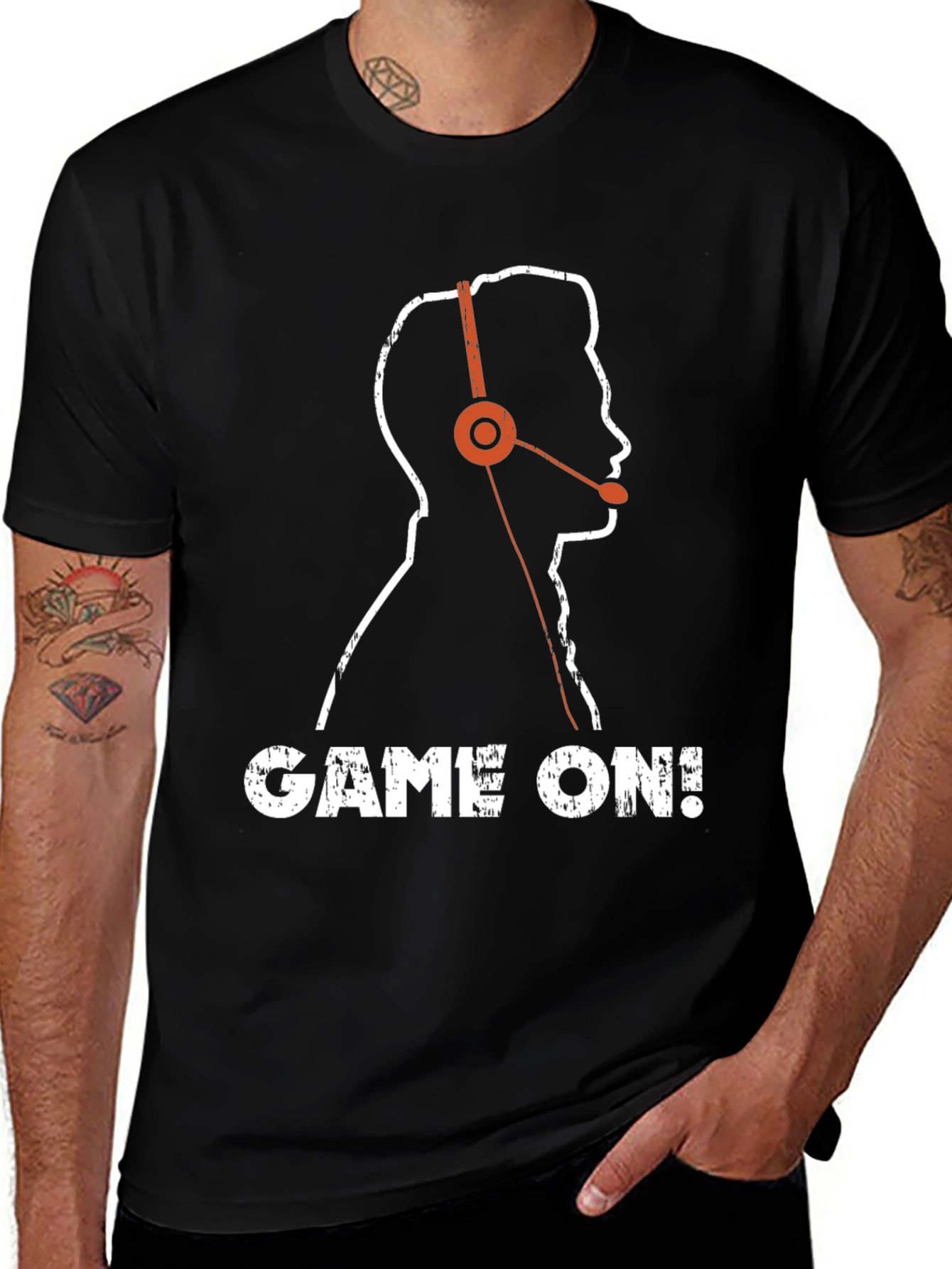 Game On! Gamer Headset Graphic T-Shirt