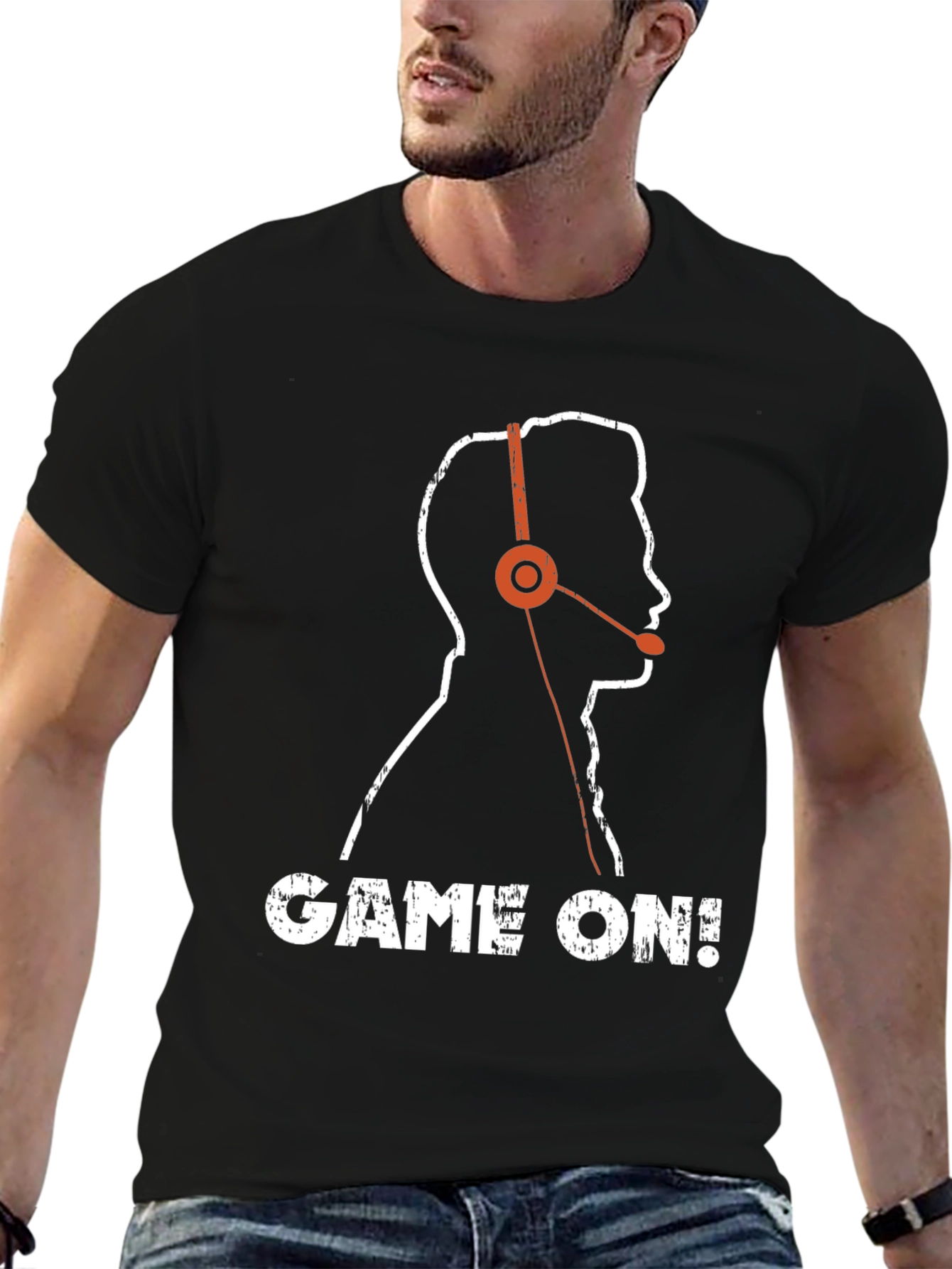 Game On! Gamer Headset Graphic T-Shirt