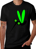 Black T-Shirt with Mosquito Graphic