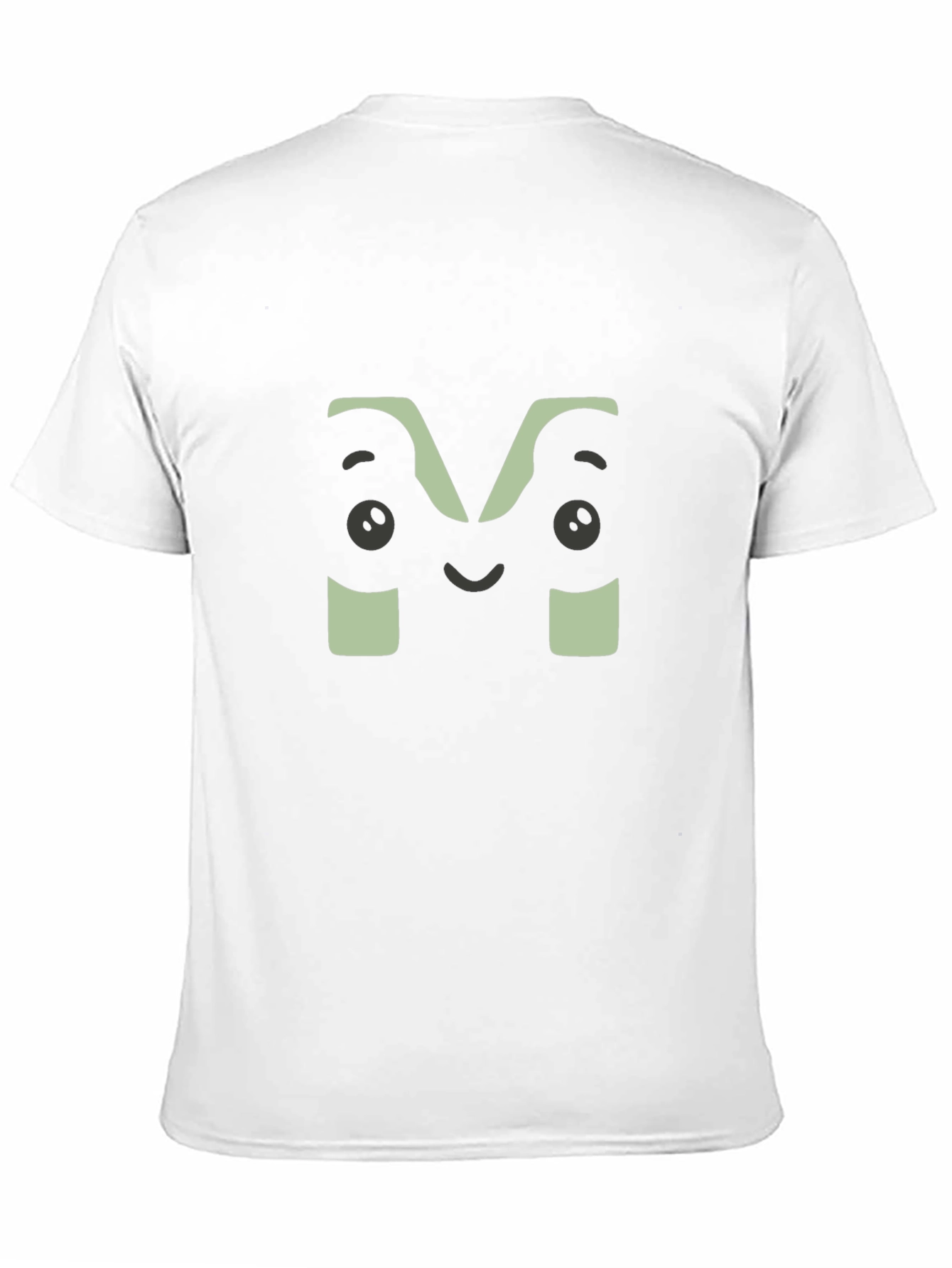 Fun M Face Graphic Black T-Shirt