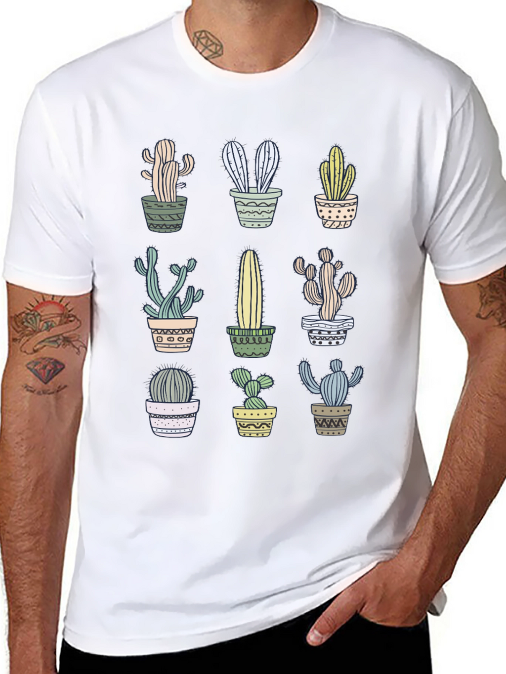 Cactus Print T-Shirt