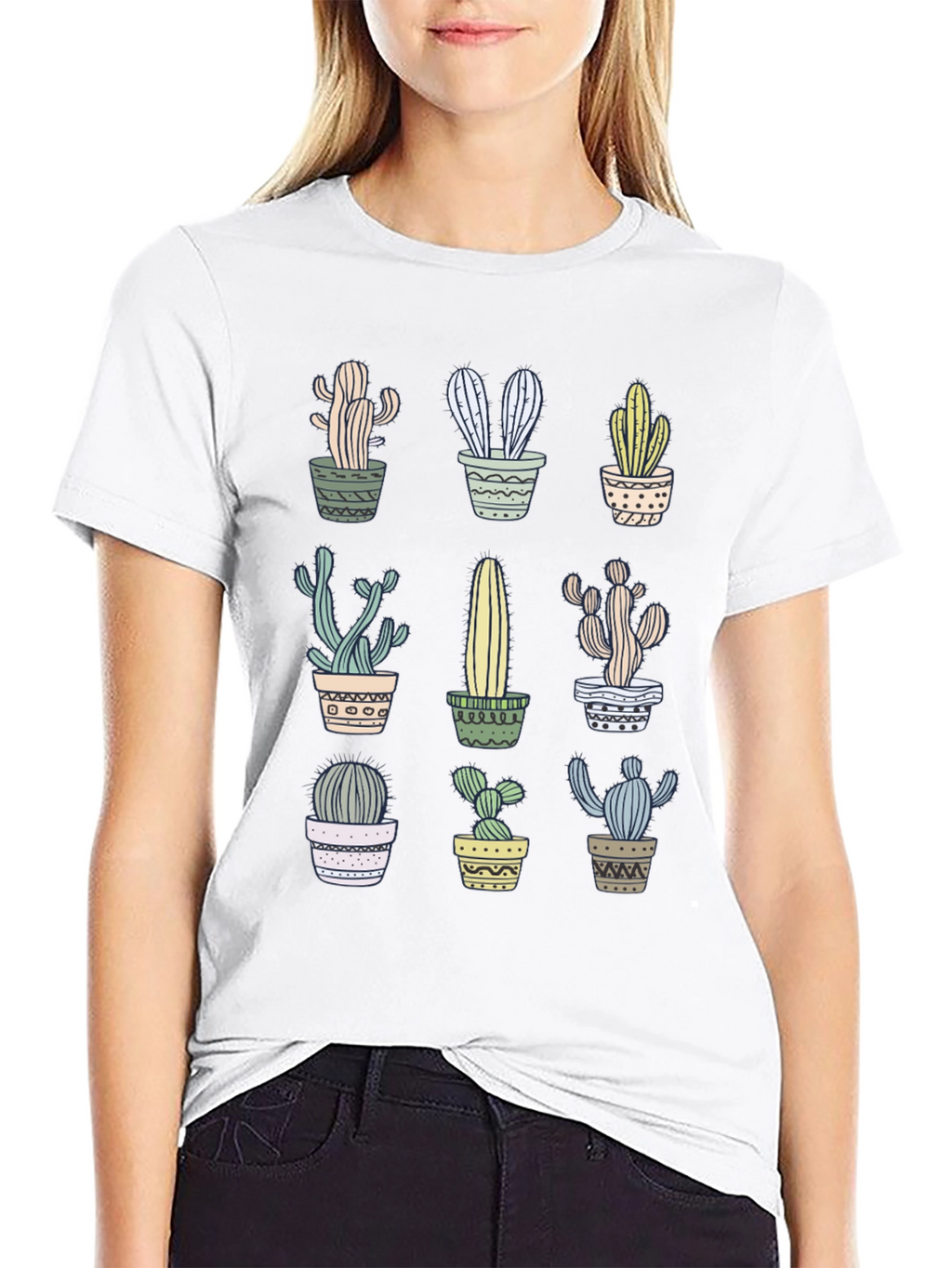 Cactus Print T-Shirt