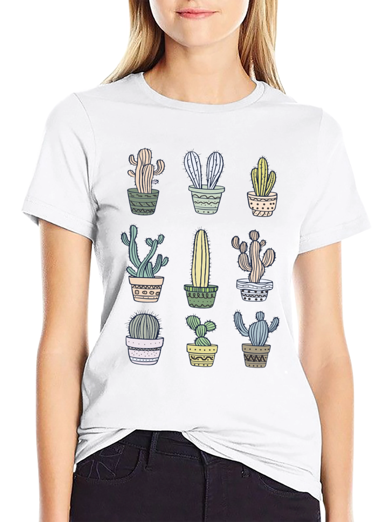 Cactus Print T-Shirt