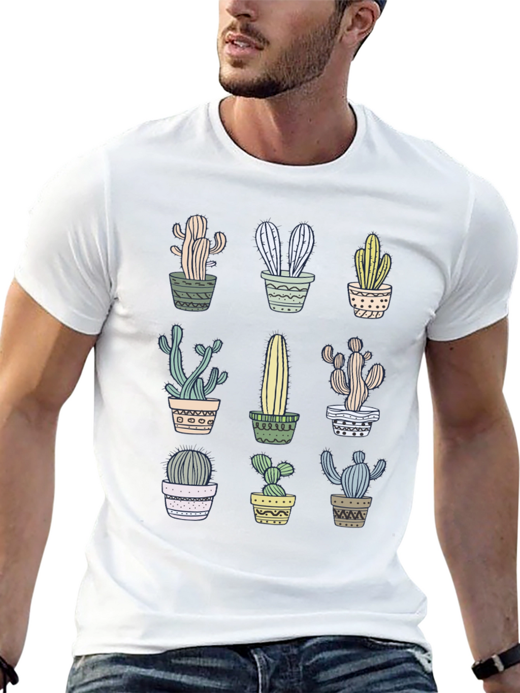 Cactus Print T-Shirt
