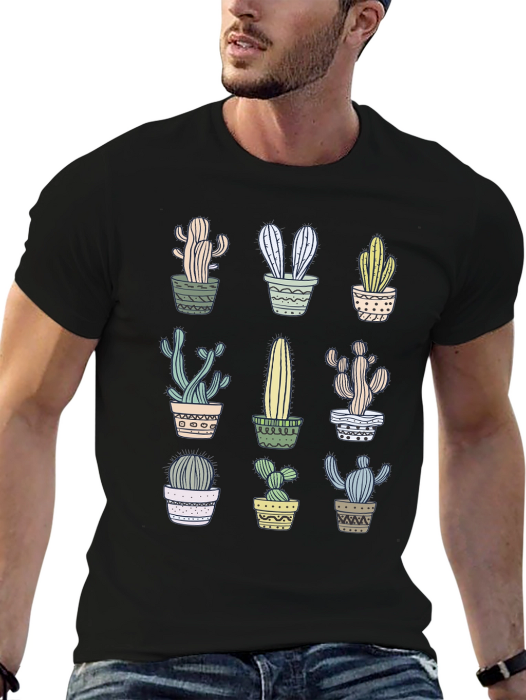 Cactus Print T-Shirt