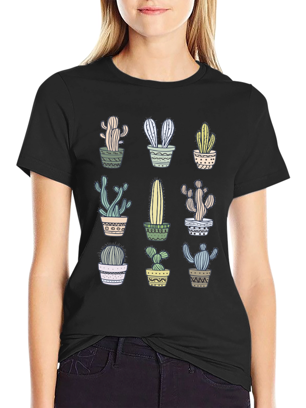 Cactus Print T-Shirt