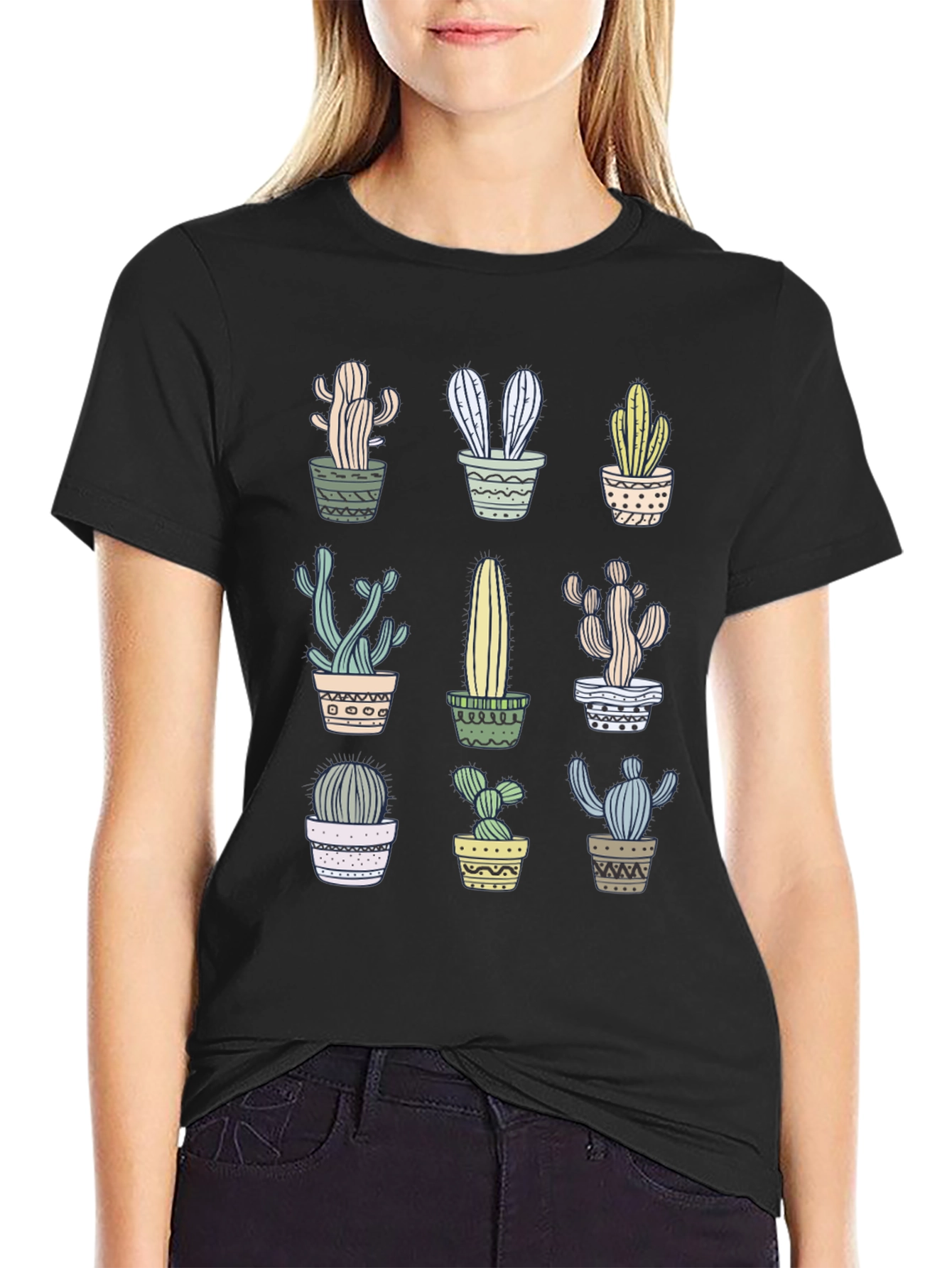 Cactus Print T-Shirt