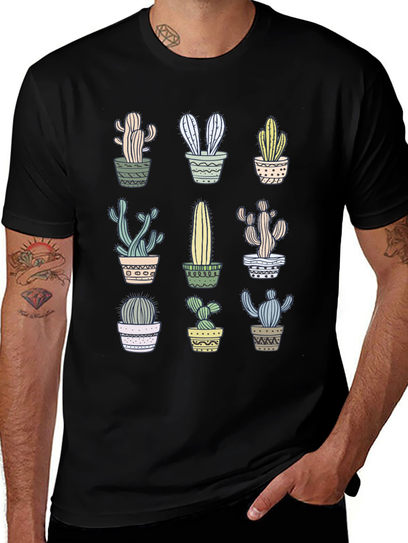 Cactus Print T-Shirt