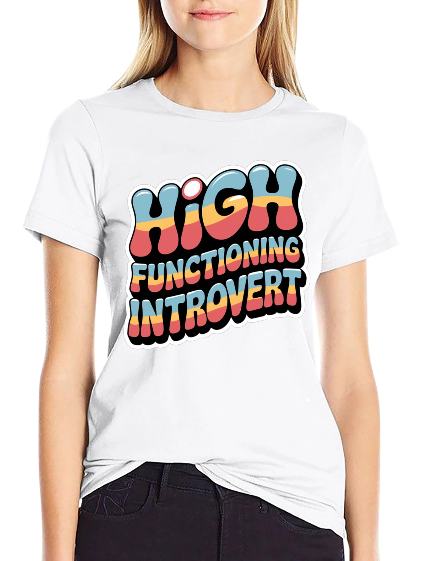 High Functioning Introvert Graphic T-Shirt