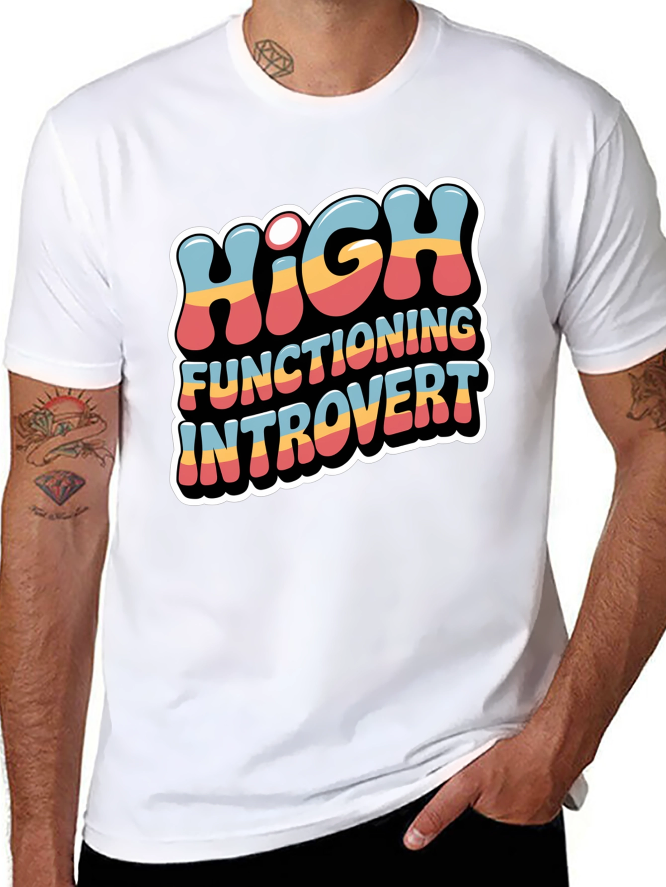 High Functioning Introvert Graphic T-Shirt