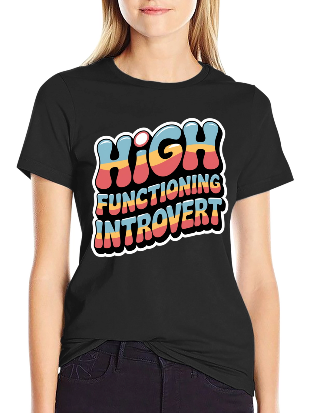 High Functioning Introvert Graphic T-Shirt