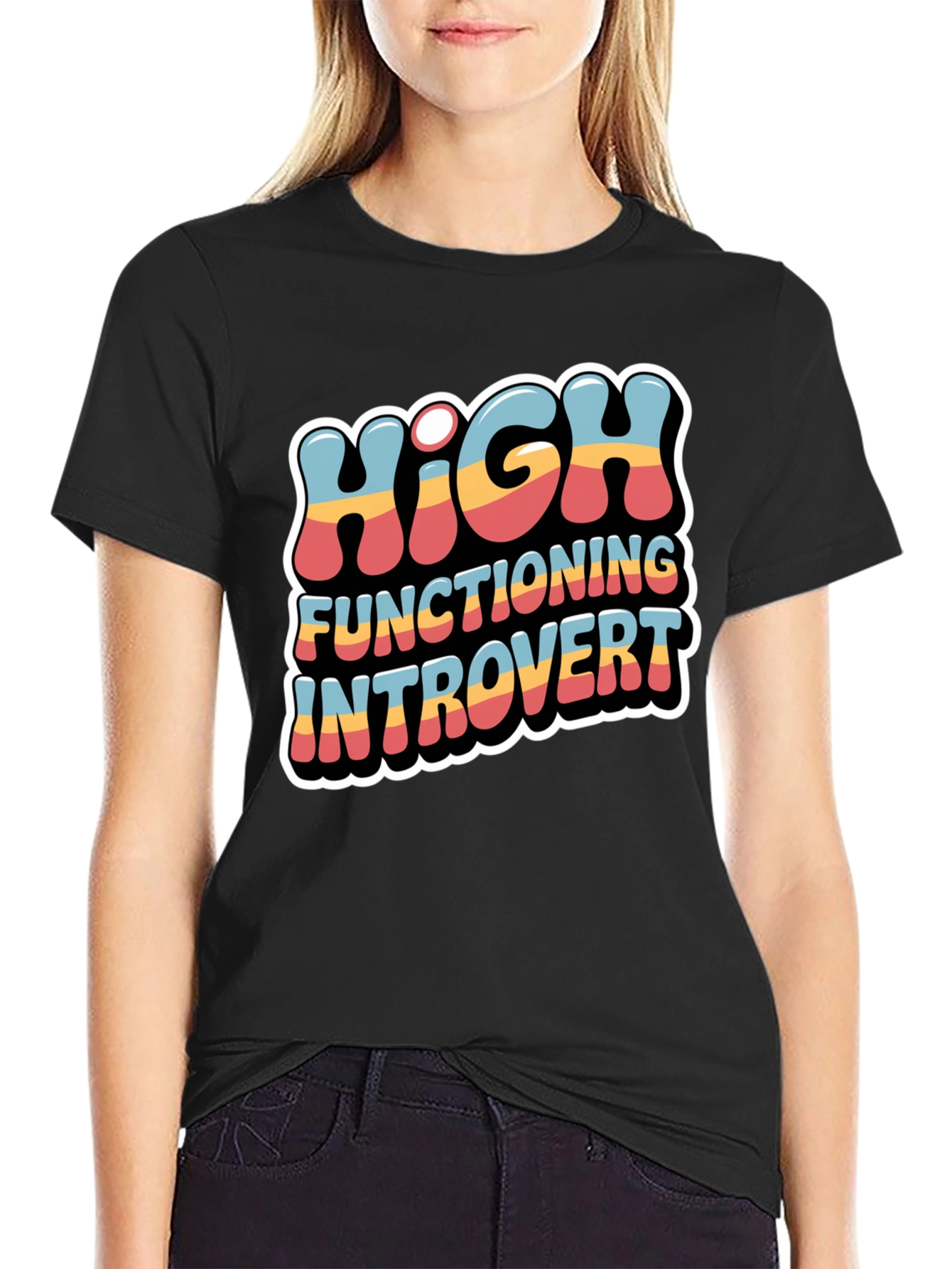 High Functioning Introvert Graphic T-Shirt