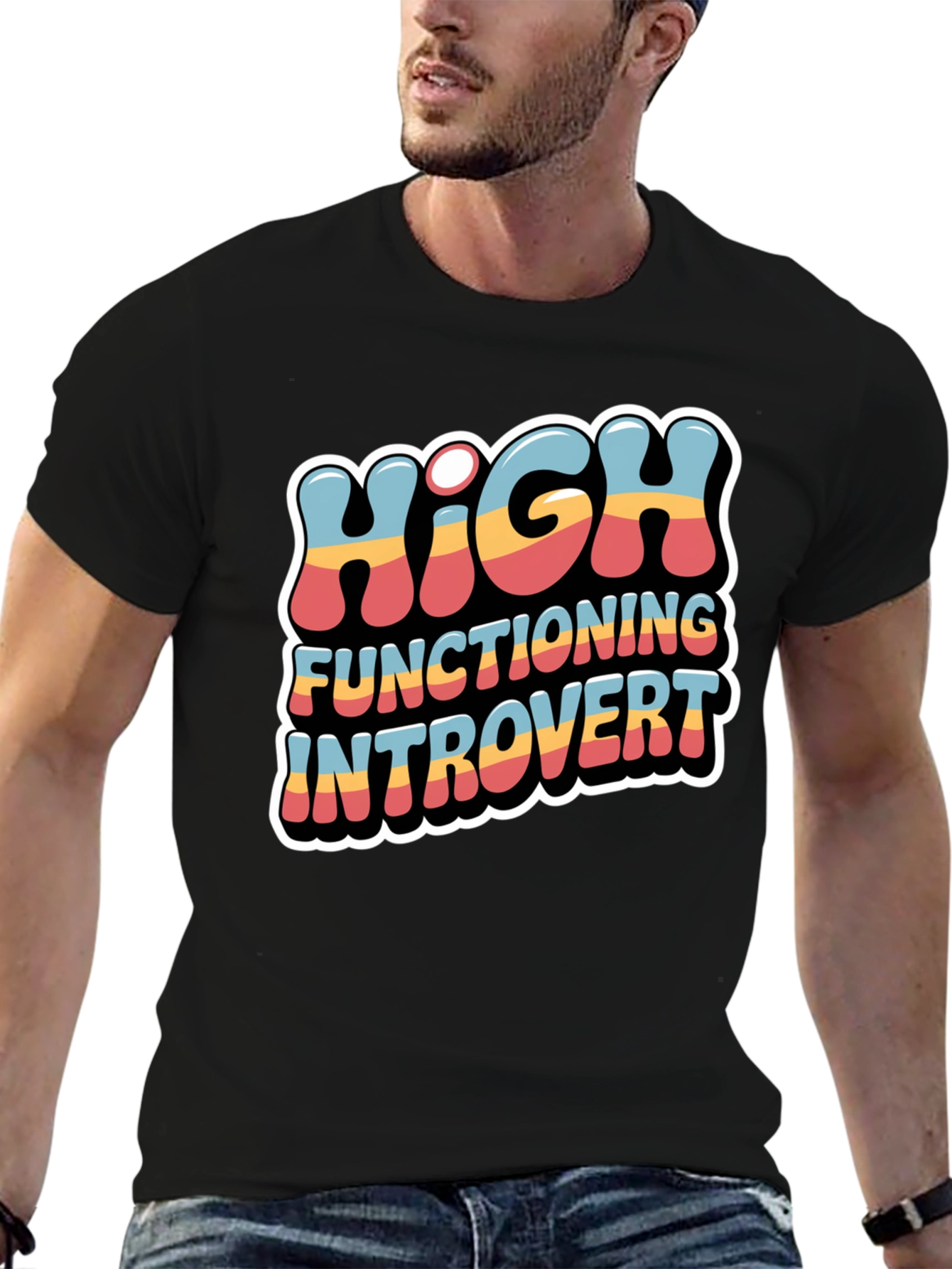 High Functioning Introvert Graphic T-Shirt