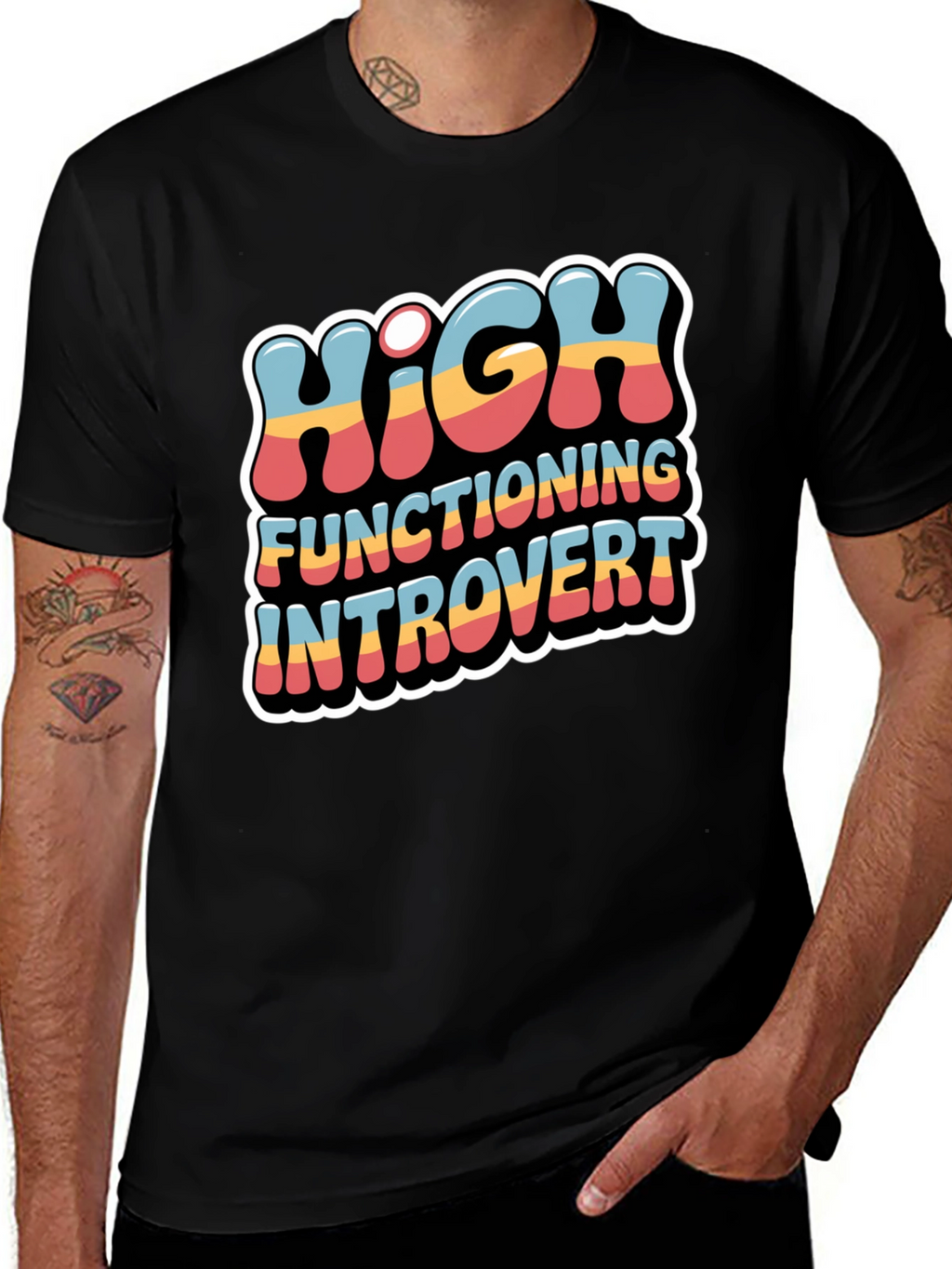 High Functioning Introvert Graphic T-Shirt