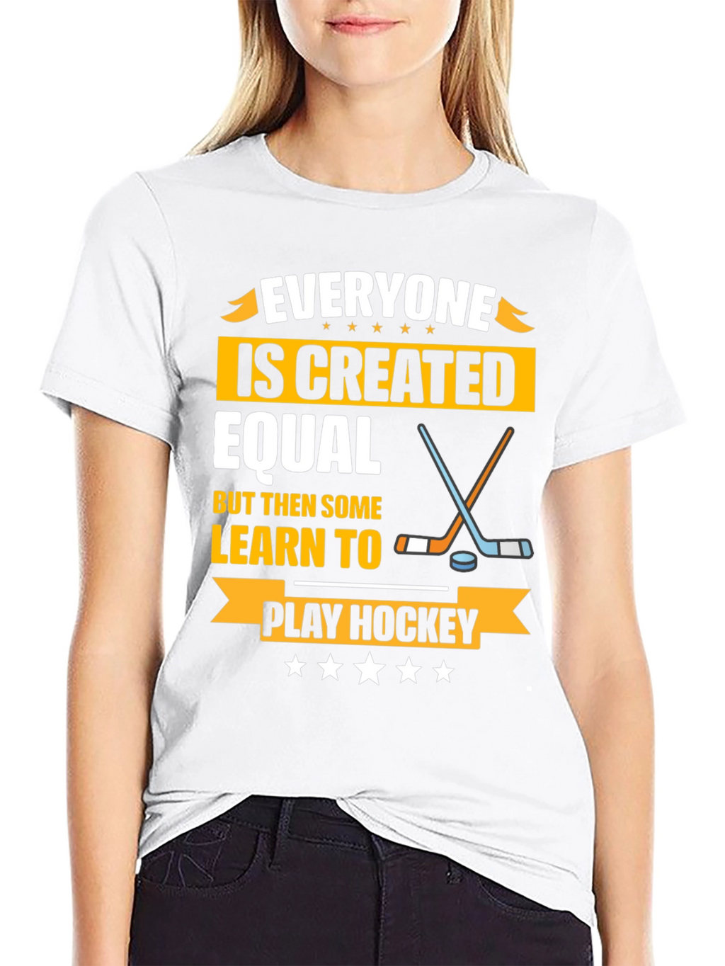 Everyone Is Created Equal Hockey T-Shirt