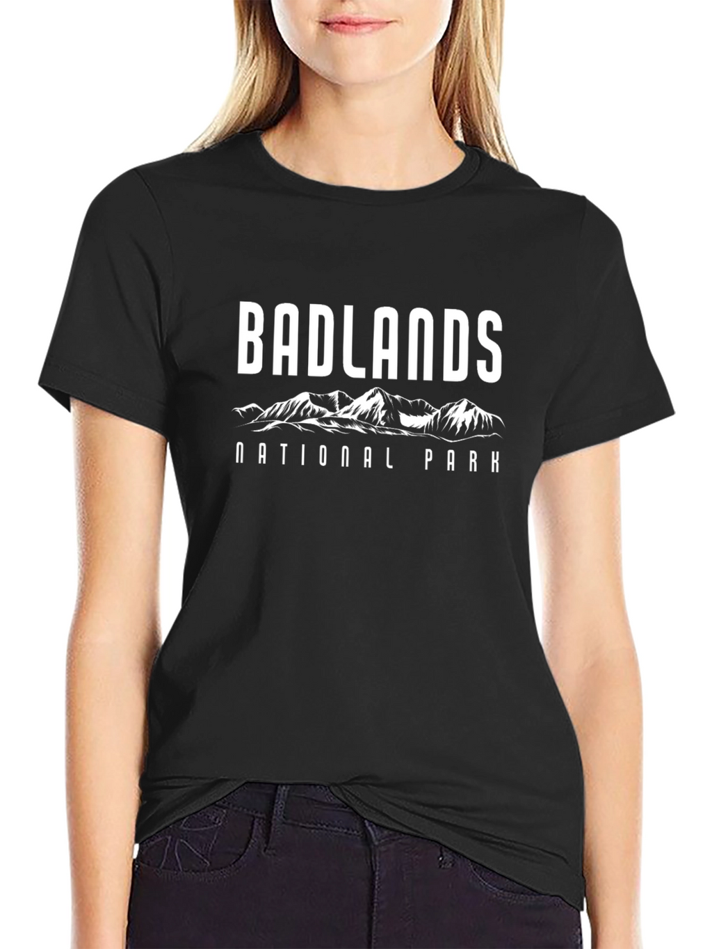 Badlands National Park Black T-Shirt