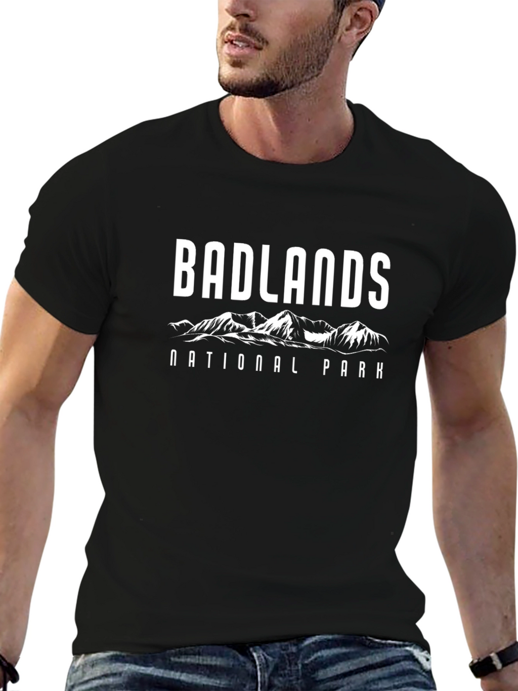 Badlands National Park Black T-Shirt