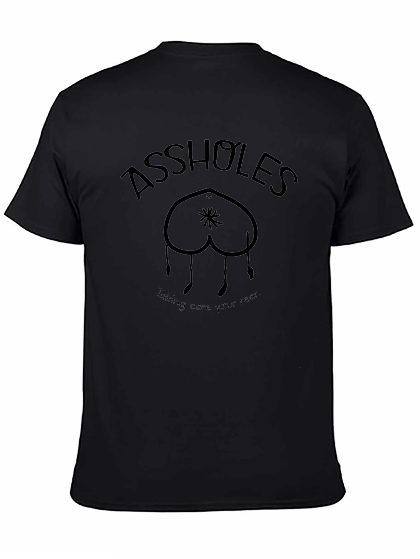 Assholes Graphic Tee - Humor & Comfort