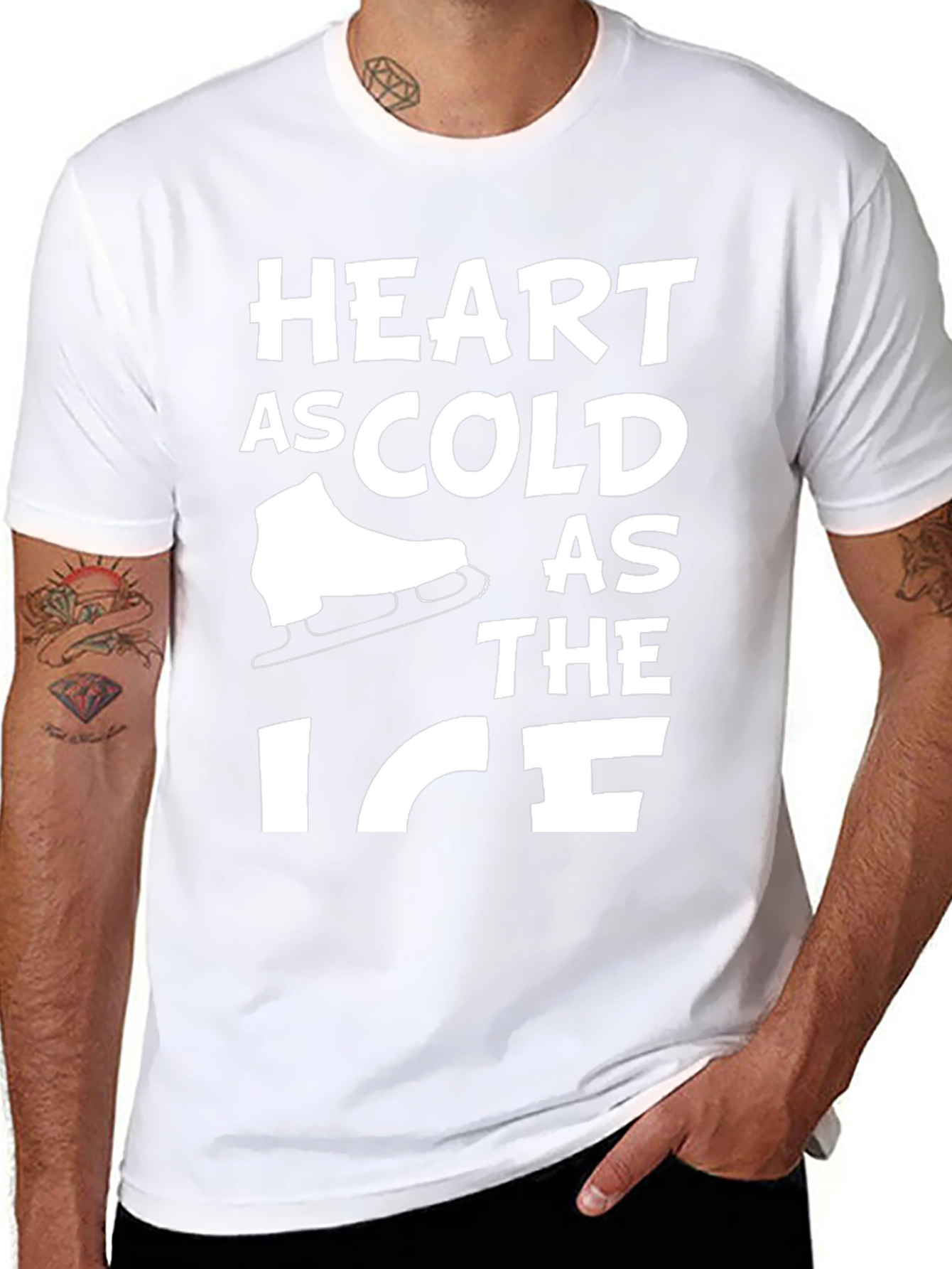 Heart as Cold as Ice Graphic T-Shirt