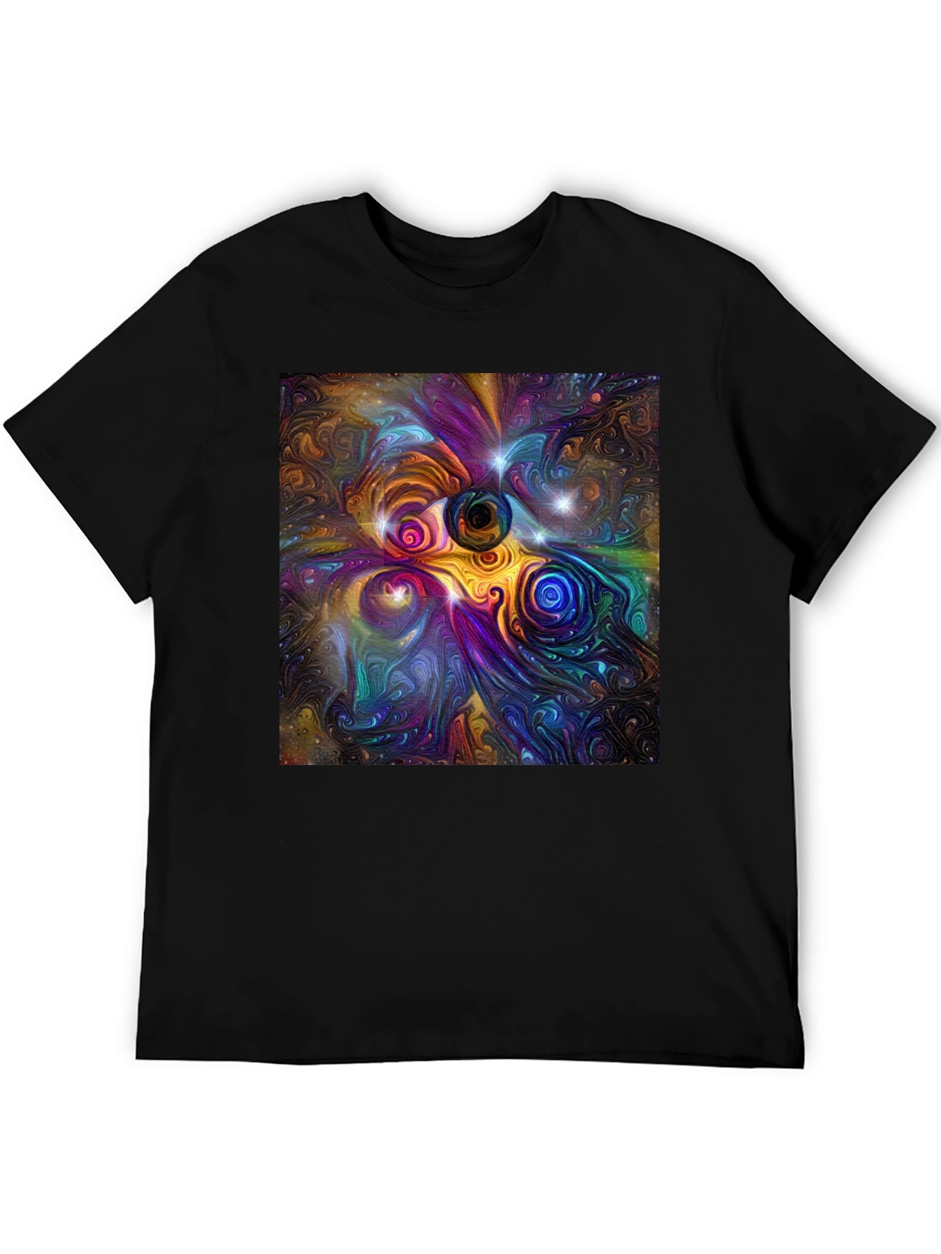 Abstract Universe Graphic T-Shirt