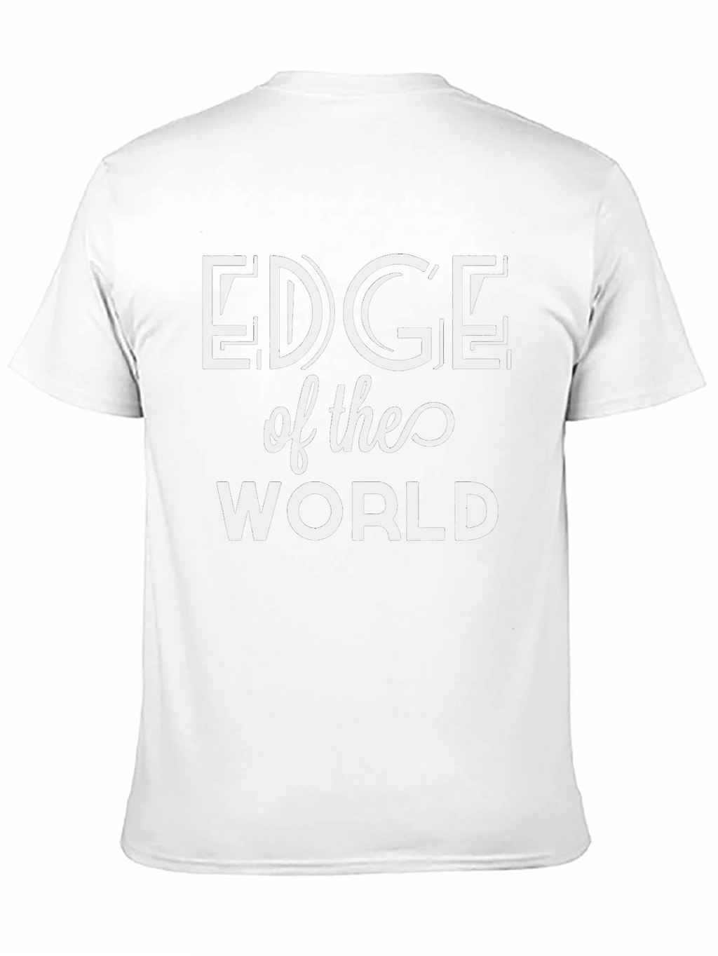 Edge of the World Black T-Shirt