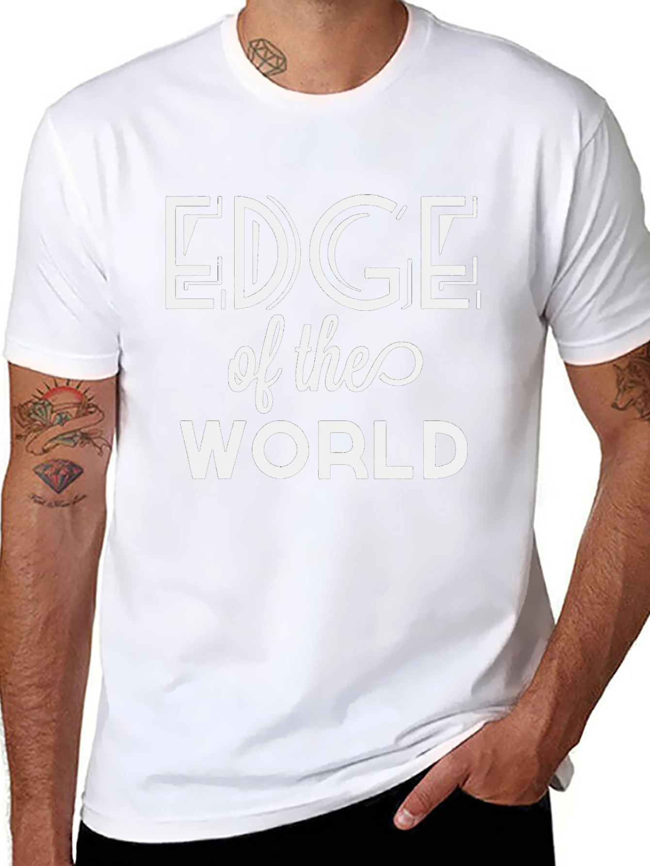 Edge of the World Black T-Shirt