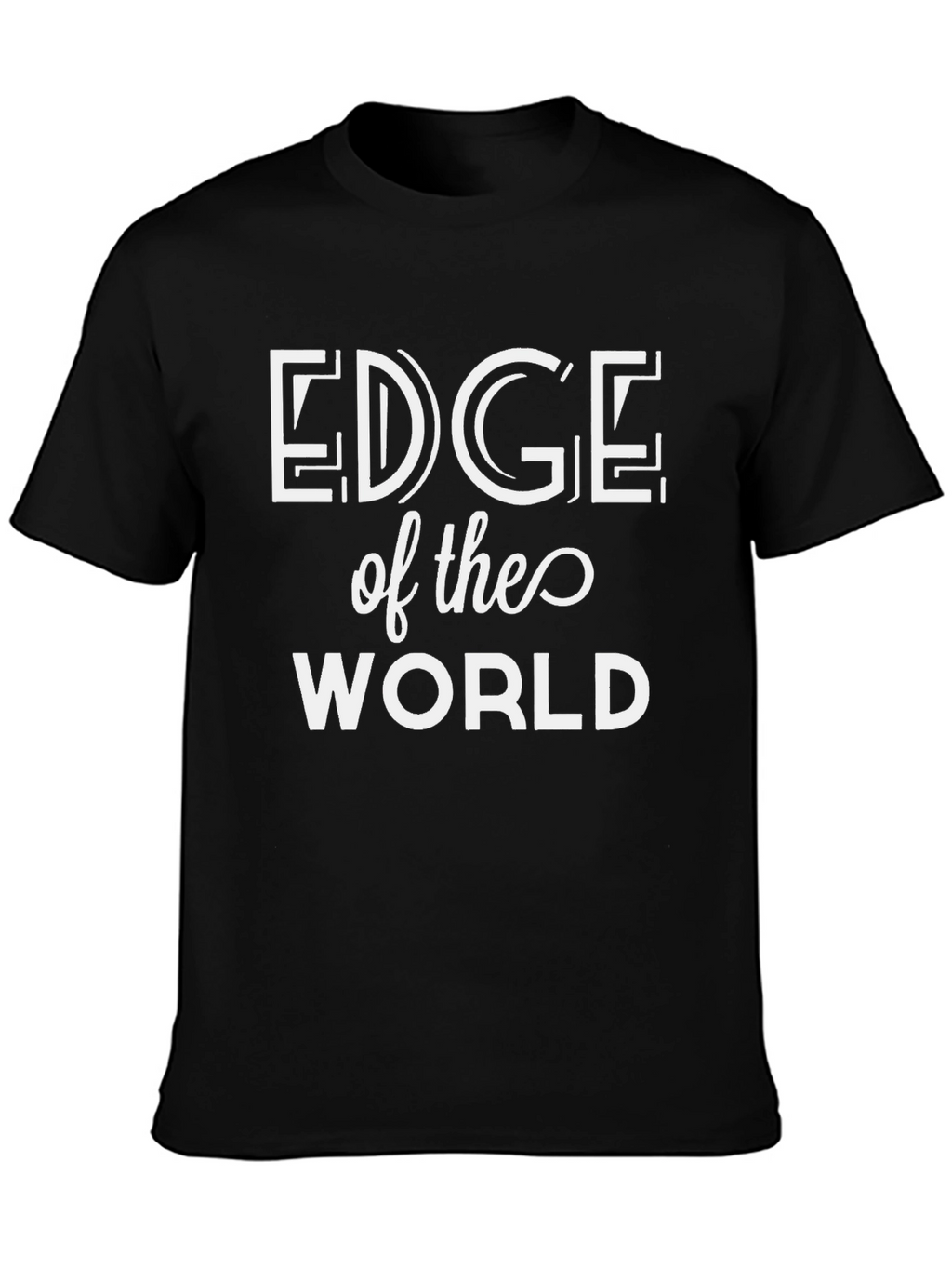Edge of the World Black T-Shirt