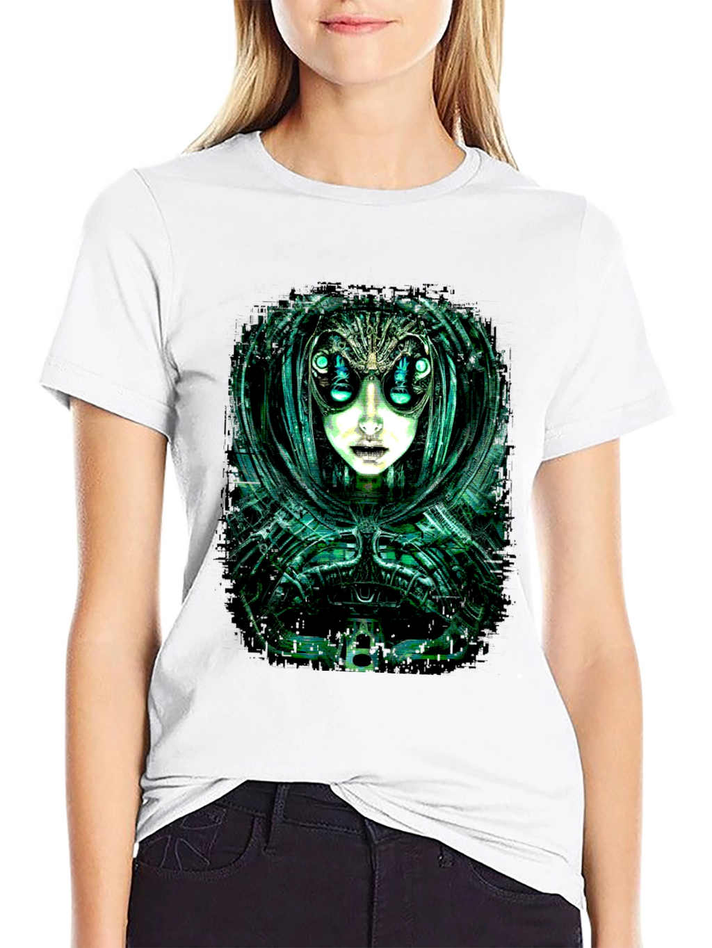 Cyberpunk Alien Graphic Tee